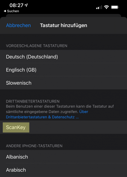 Ios tastatur hinzufuegen.PNG